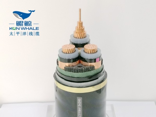 郑州電(diàn)缆厂供yjv22-8.7/15kV-3x240高压電(diàn)缆